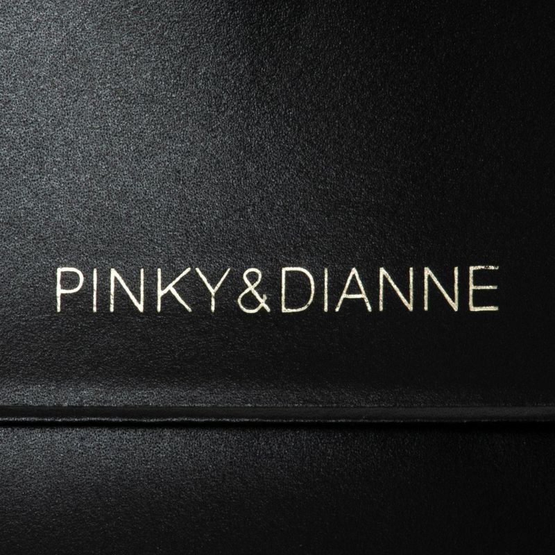 PINKY&DIANNEミックスツイード 長財布 ブラック