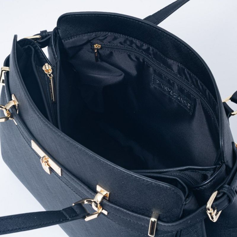 PINKY&DIANNE スパークリング トート ブラック