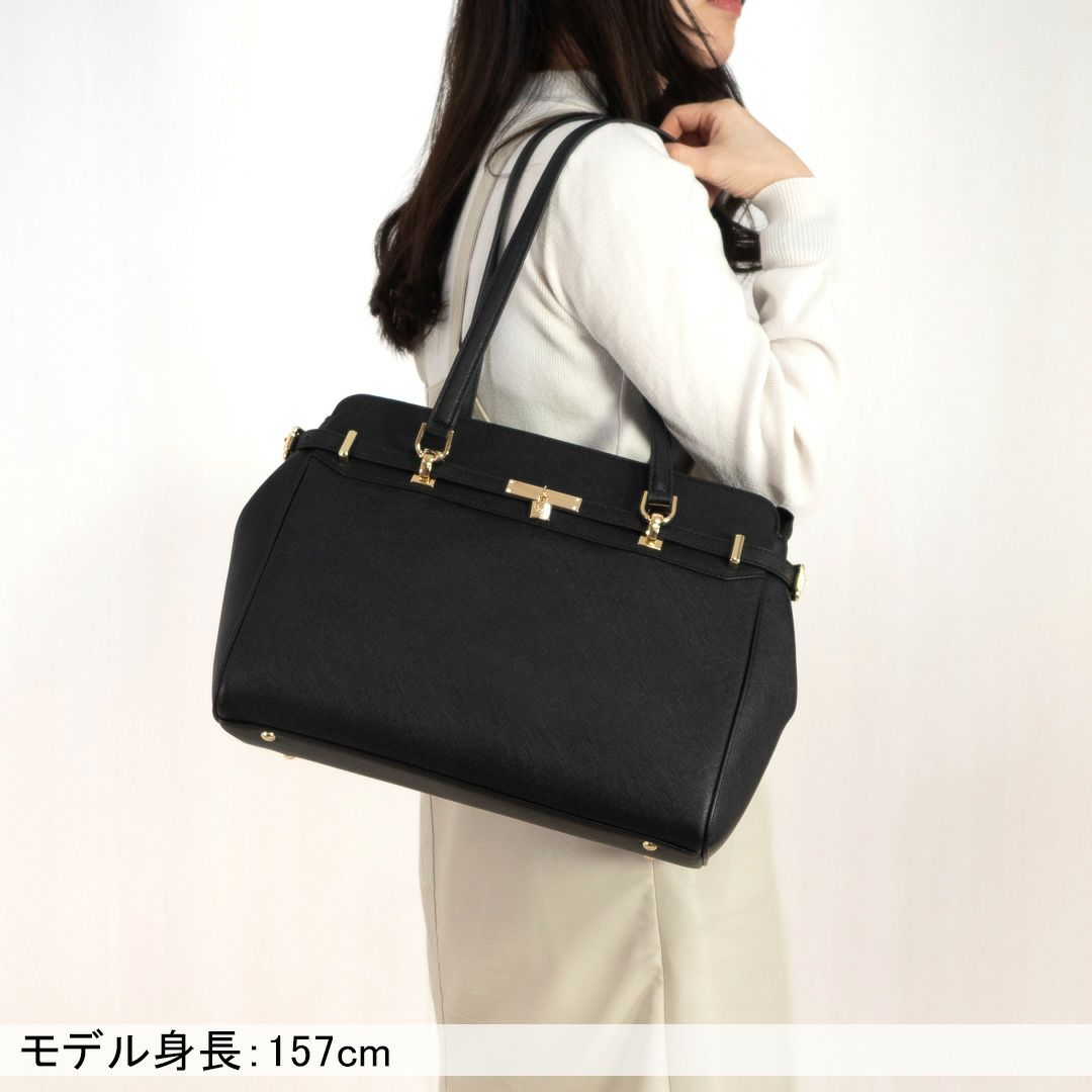 PINKY&DIANNE スパークリング トート ブラック