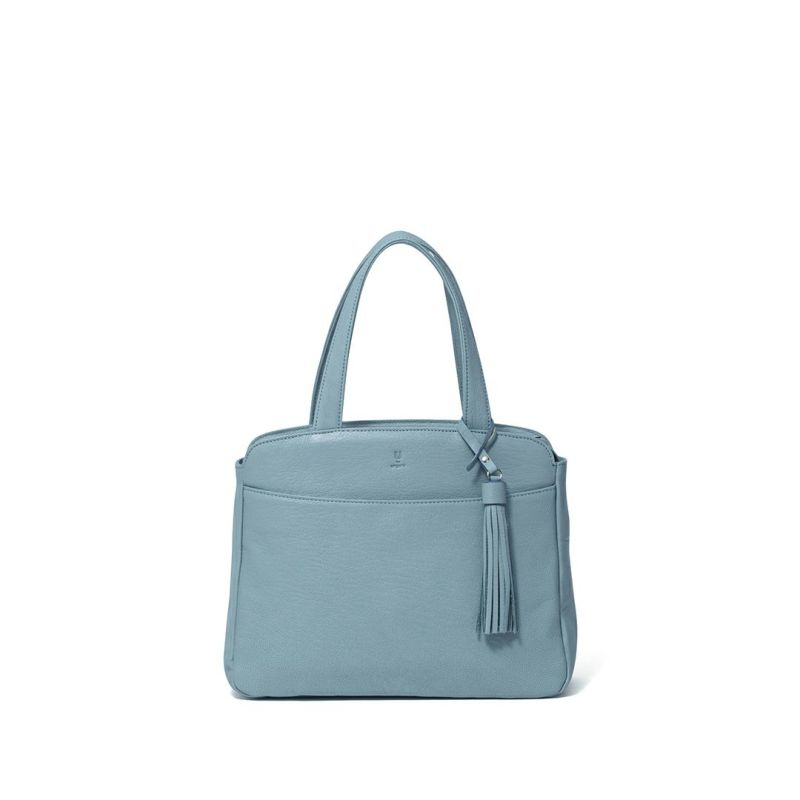  U by ungaro エヴァ トート ブルーグリーン