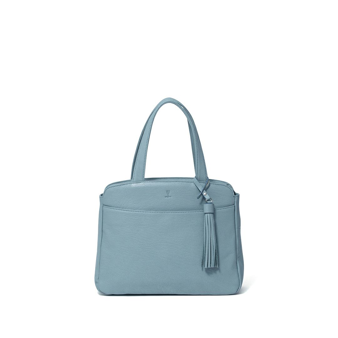  U by ungaro エヴァ トート ブルーグリーン