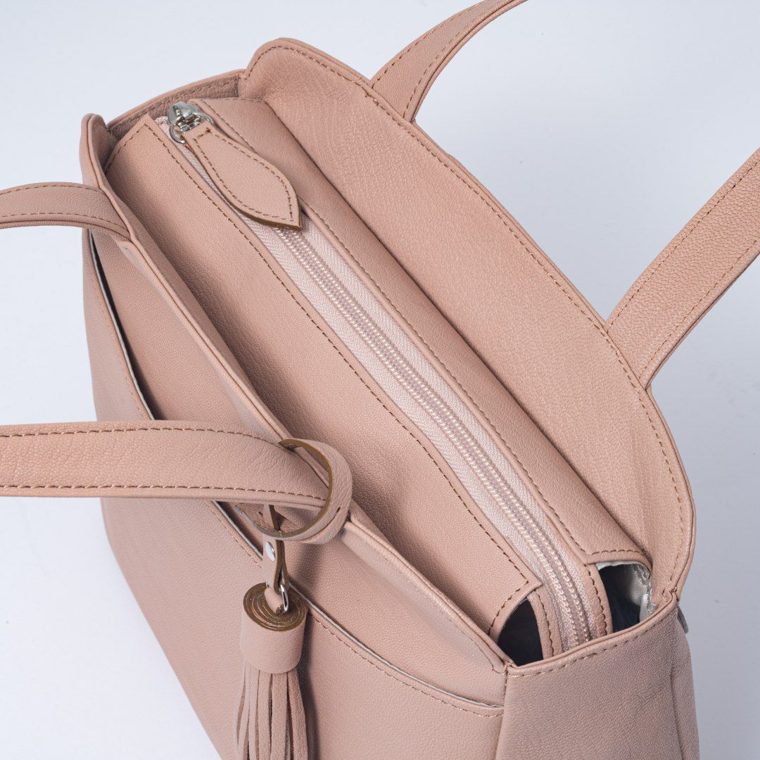  U by ungaro エヴァ トート コーラルピンク