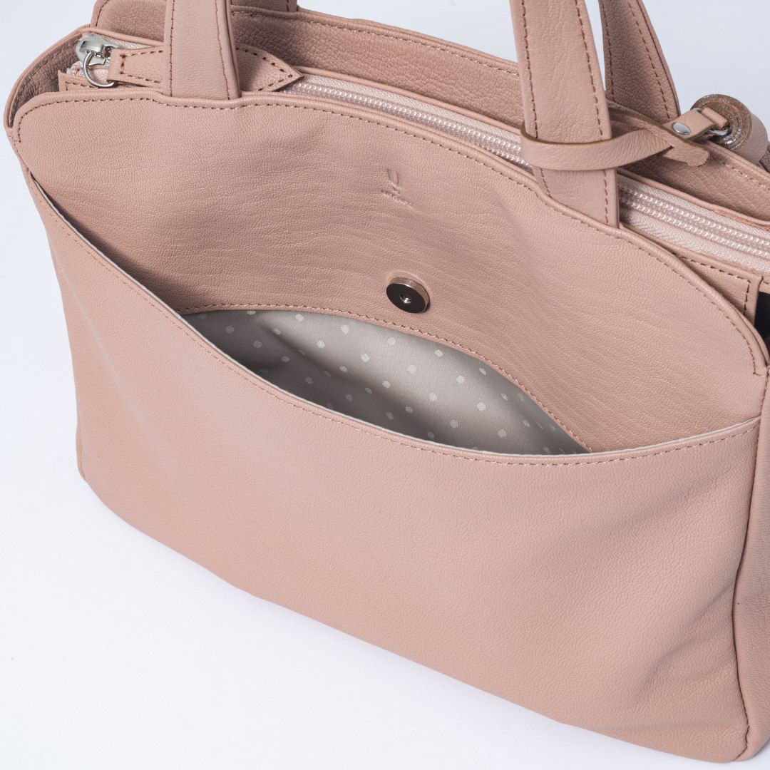  U by ungaro エヴァ トート コーラルピンク