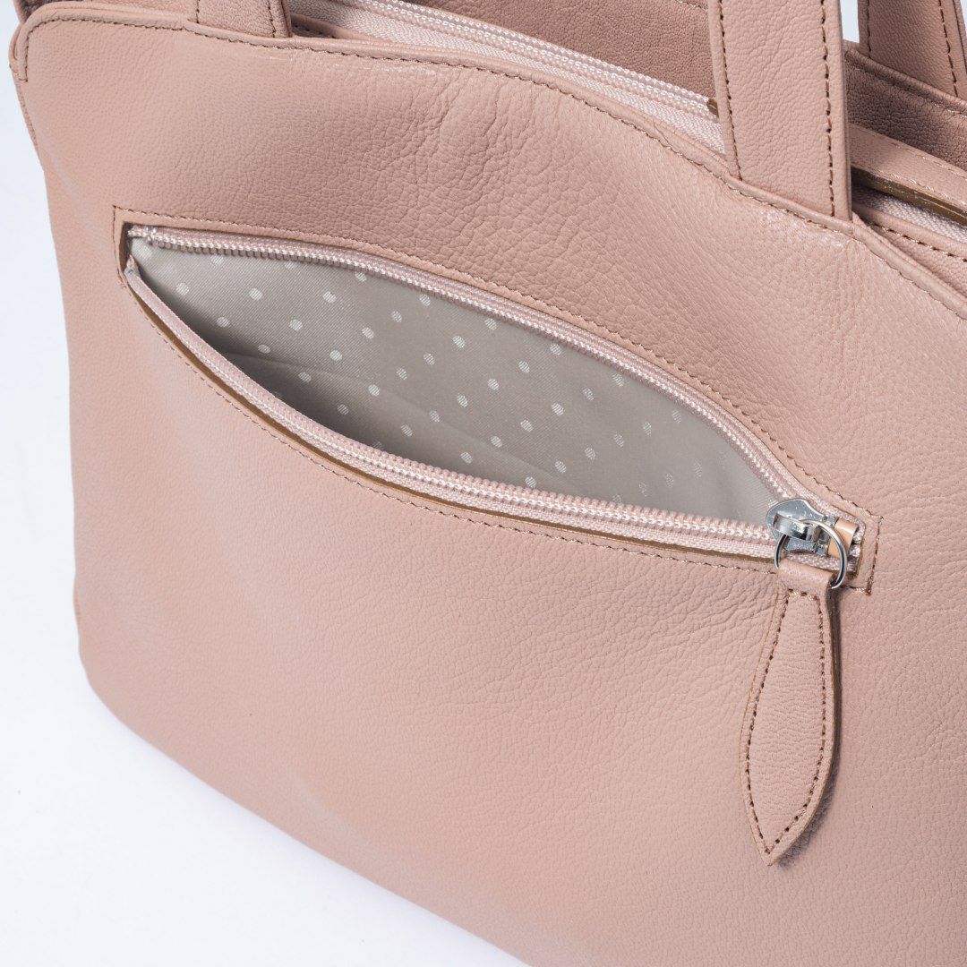  U by ungaro エヴァ トート コーラルピンク