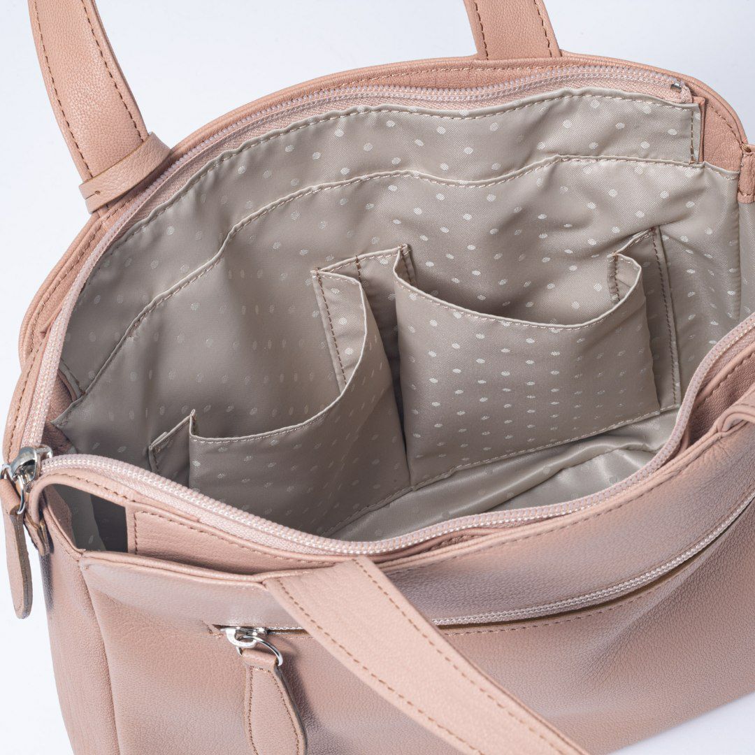  U by ungaro エヴァ トート コーラルピンク