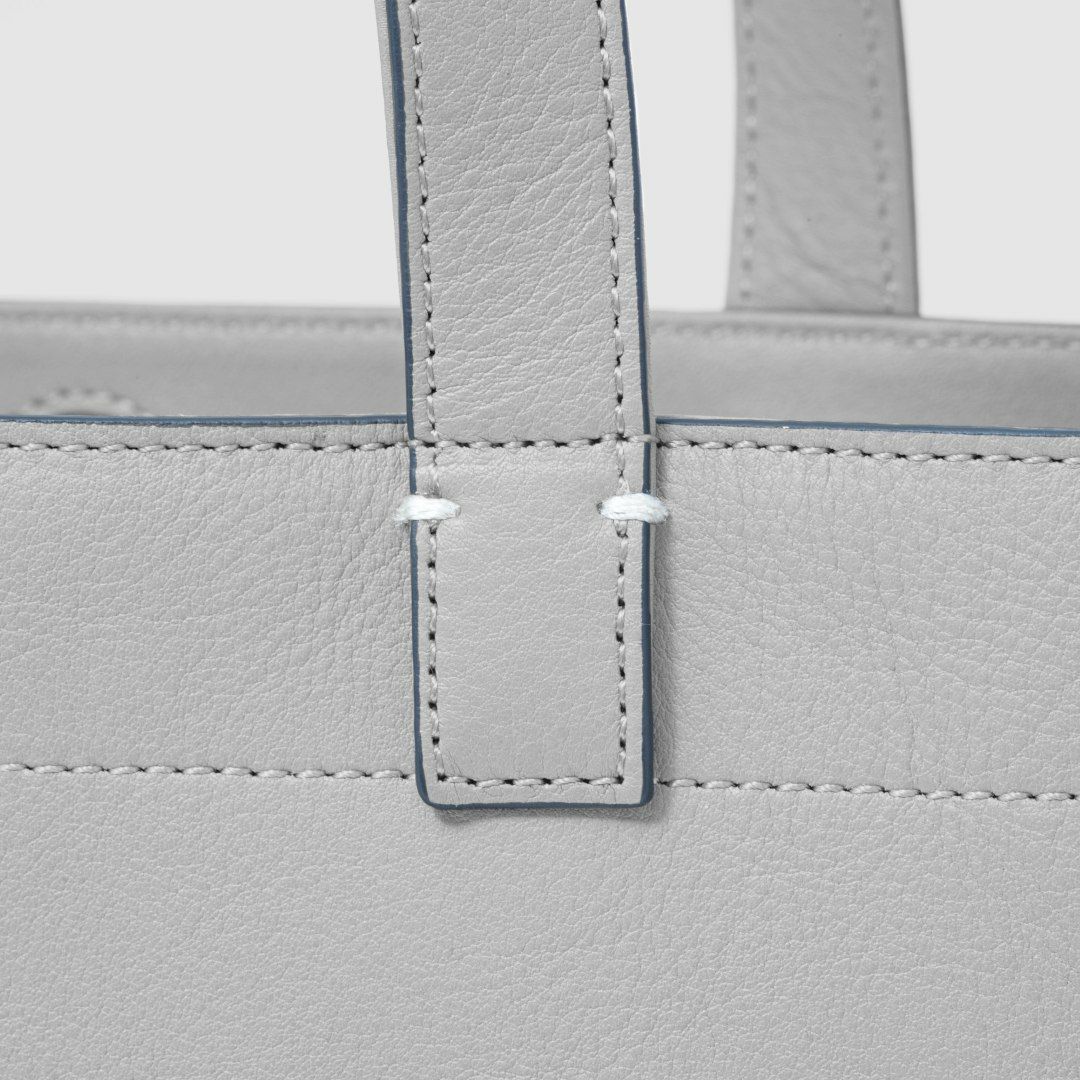 MARGARET HOWELL idea リドニー トート ライトグレー