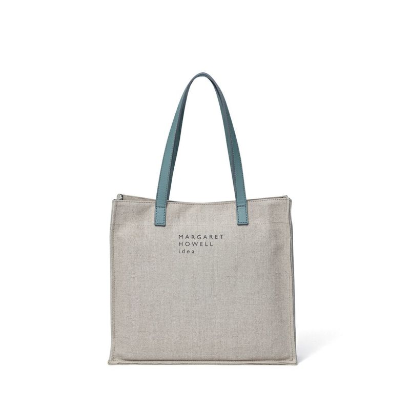 MARGARET HOWELL idea グランピアンズ トート ブルーグレー