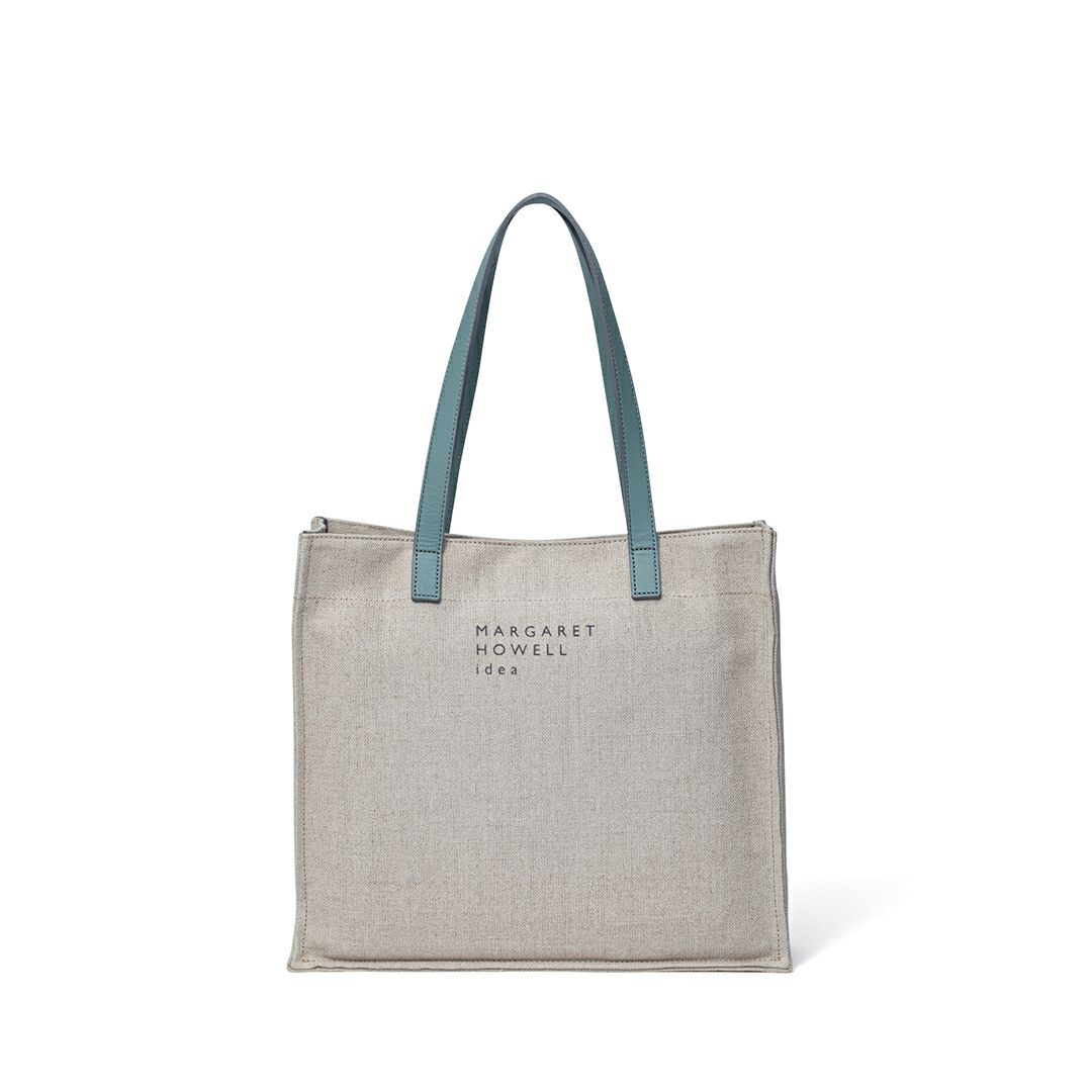 MARGARET HOWELL idea グランピアンズ トート ブルーグレー