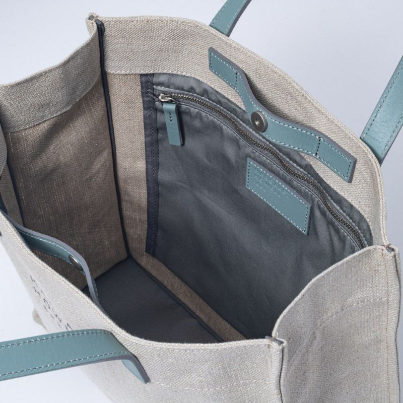 MARGARET HOWELL idea グランピアンズ トート ブルーグレー