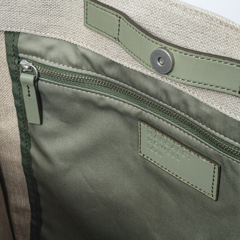 MARGARET HOWELL idea グランピアンズ トート オリーブ