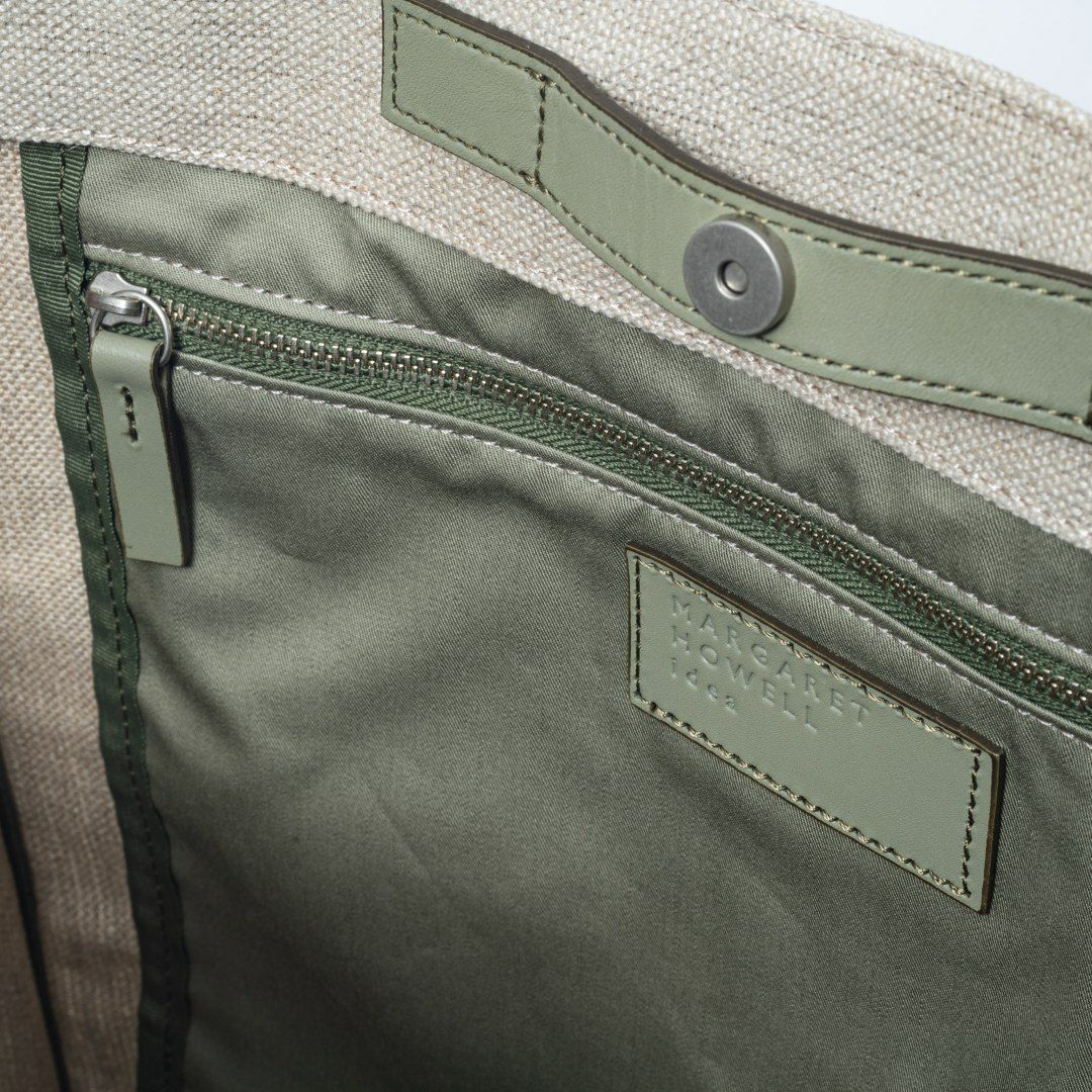 MARGARET HOWELL idea グランピアンズ トート オリーブ