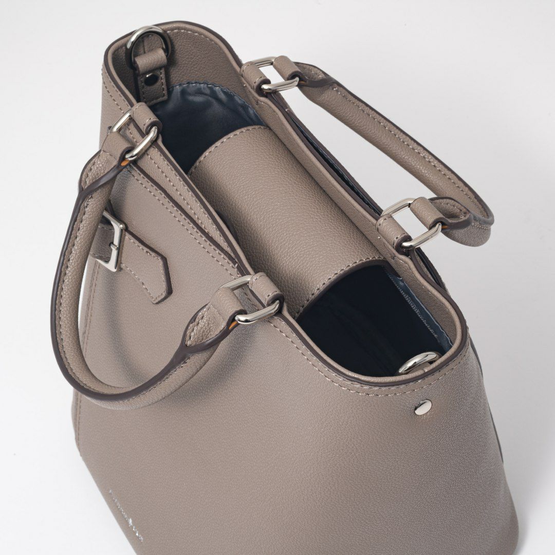 PATRICK COX ラップベルト 2WAYトート モカ