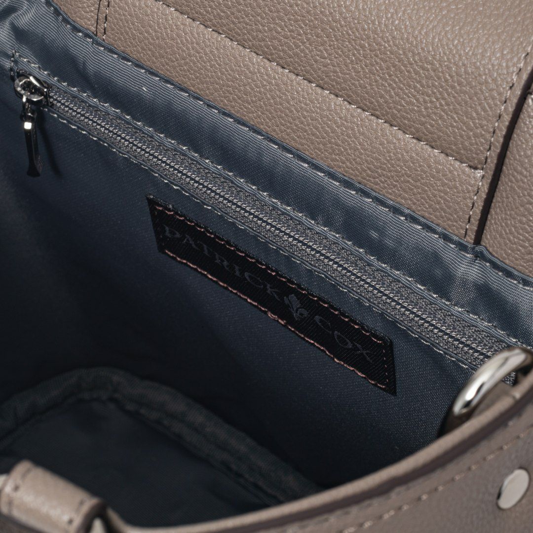 PATRICK COX ラップベルト 2WAYトート モカ