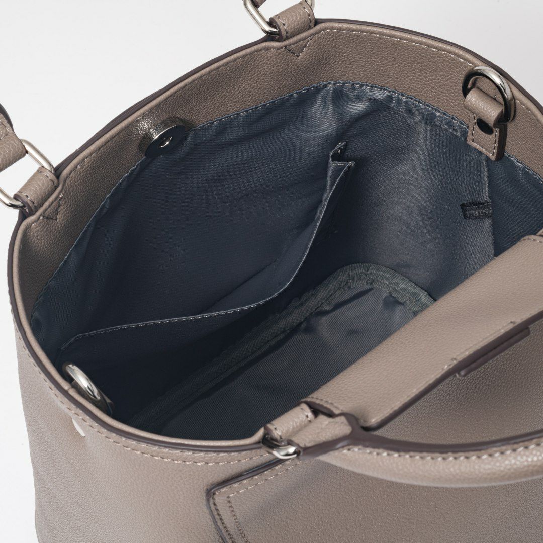 PATRICK COX ラップベルト 2WAYトート モカ