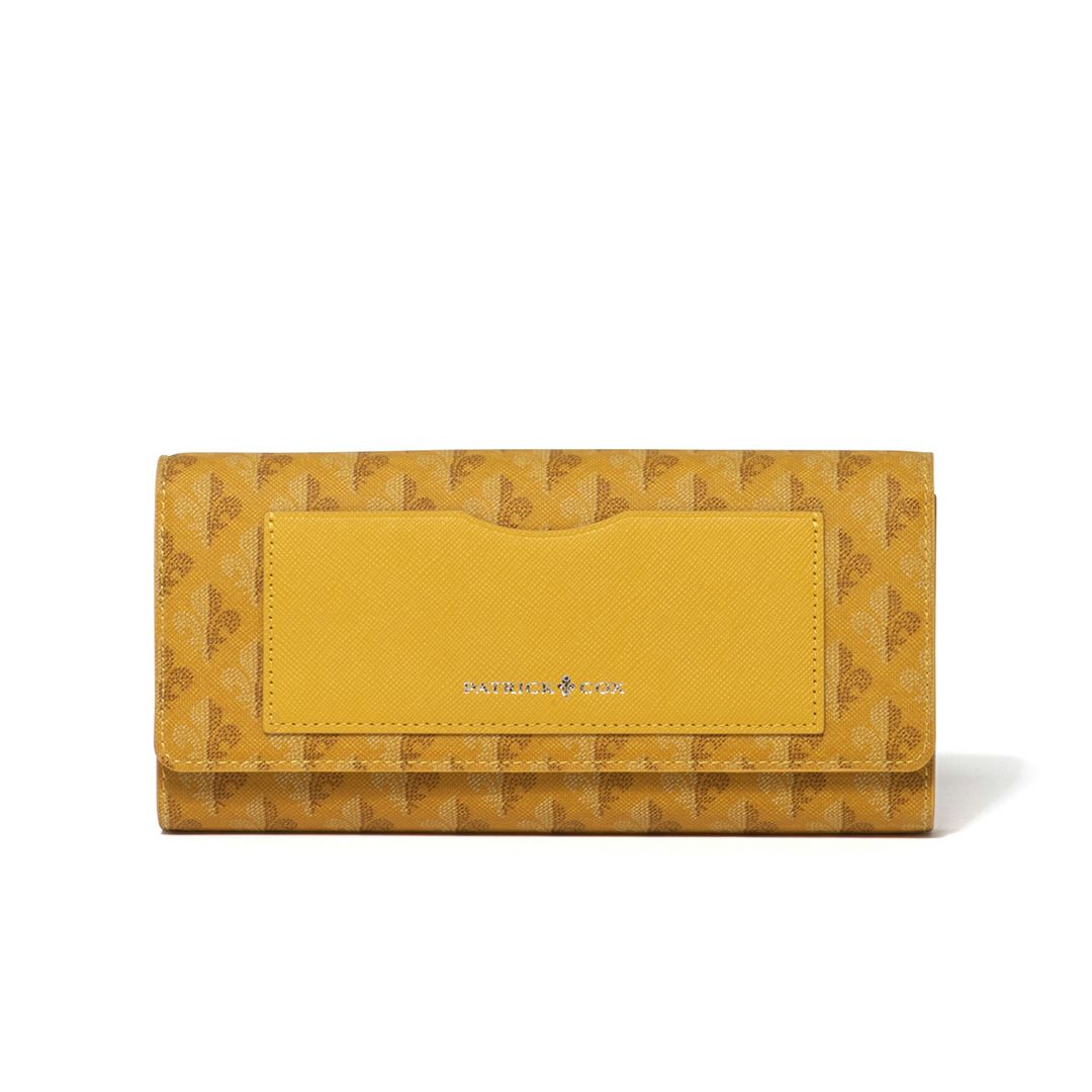 PATRICK COXカラフルメゾン 長財布 イエロー