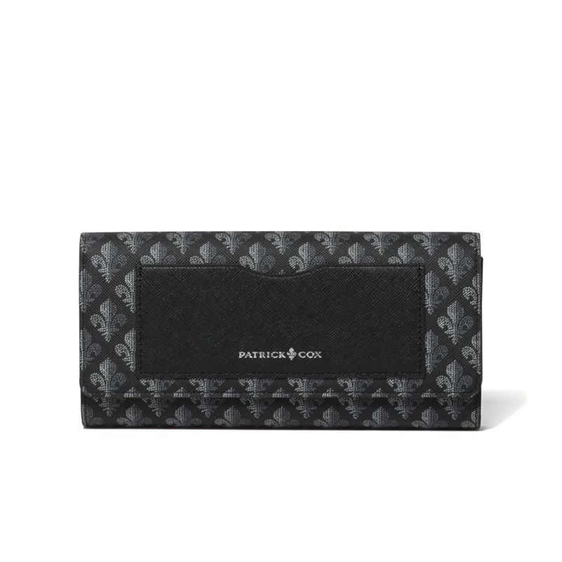 PATRICK COXカラフルメゾン 長財布 ブラック