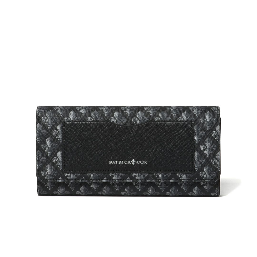 PATRICK COXカラフルメゾン 長財布 ブラック