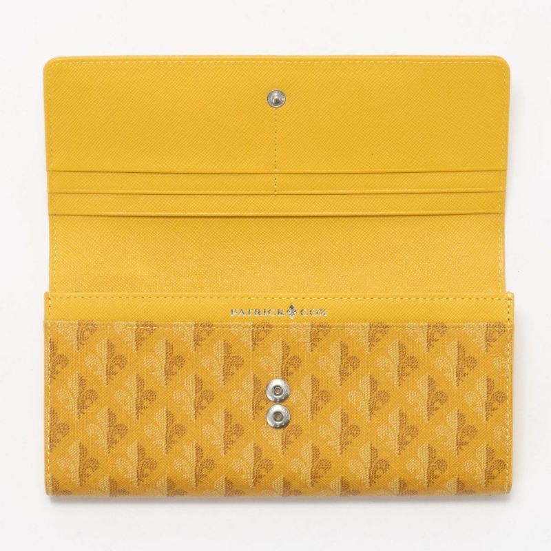 PATRICK COXカラフルメゾン 長財布 イエロー