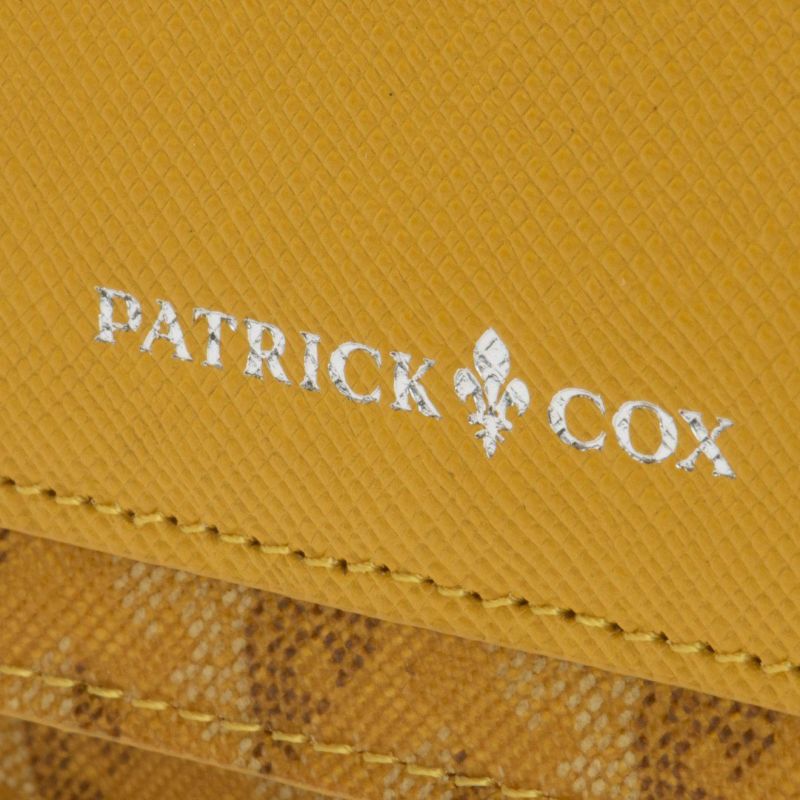 PATRICK COXカラフルメゾン 長財布 イエロー