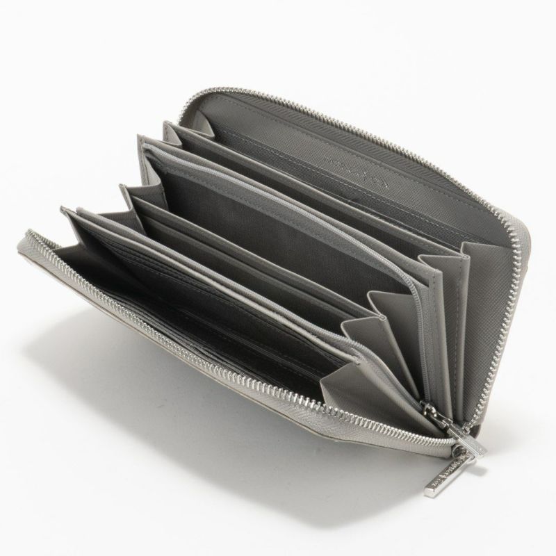 PATRICK COXカラフルメゾン ラウンドファスナー長財布 ホワイト