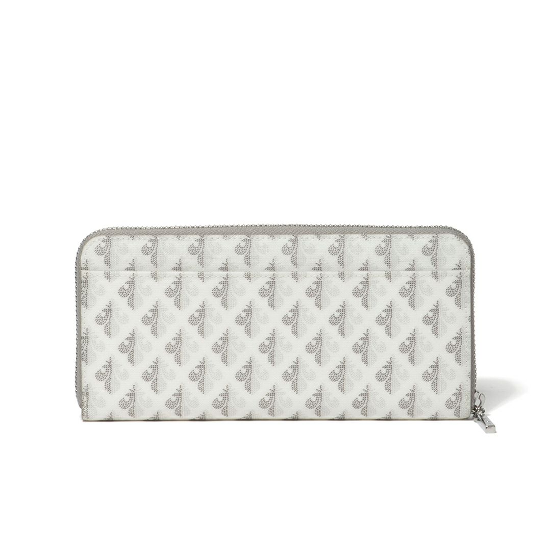 PATRICK COXカラフルメゾン ラウンドファスナー長財布 ホワイト