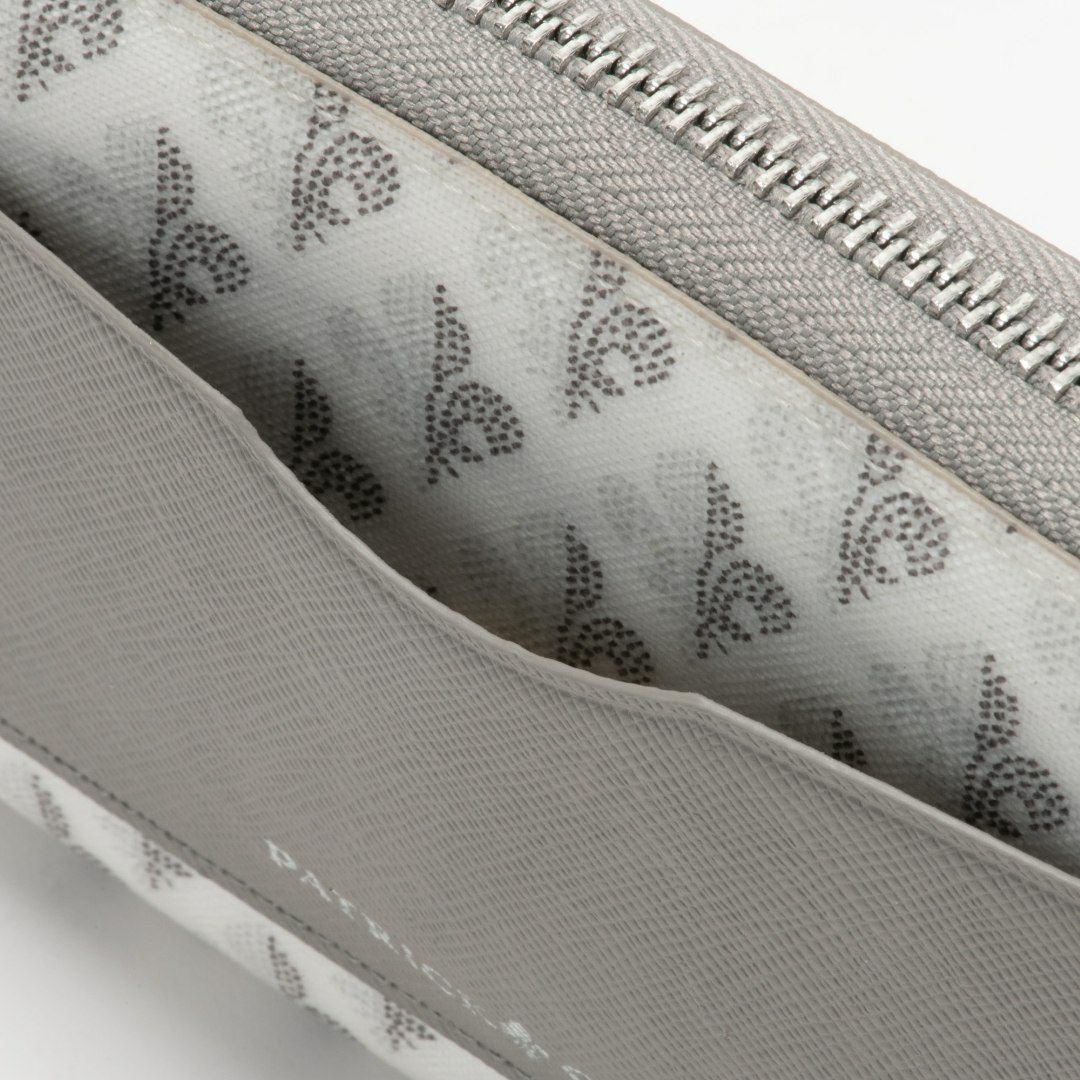 PATRICK COXカラフルメゾン ラウンドファスナー長財布 ホワイト