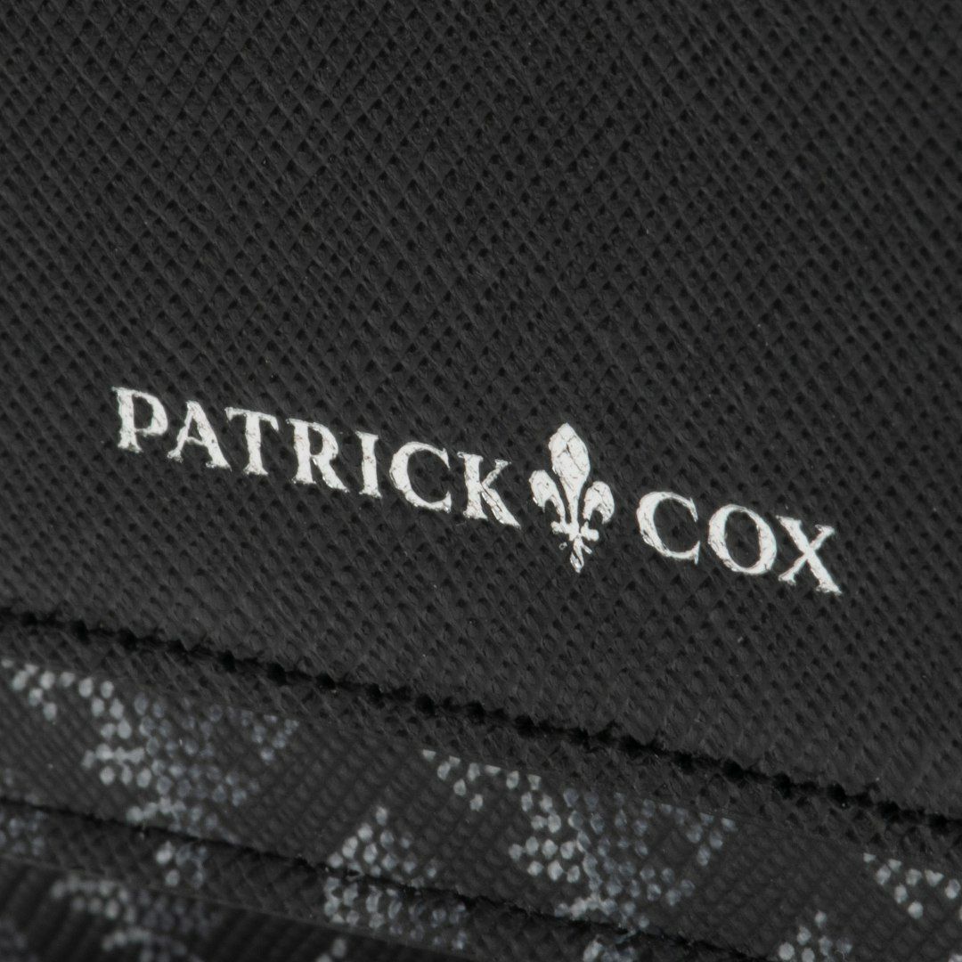 PATRICK COXカラフルメゾン L字ファスナー折り財布 ブラック