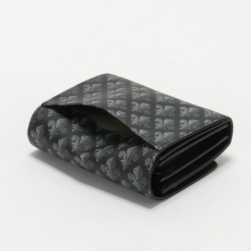 PATRICK COXカラフルメゾン L字ファスナー折り財布 ブラック