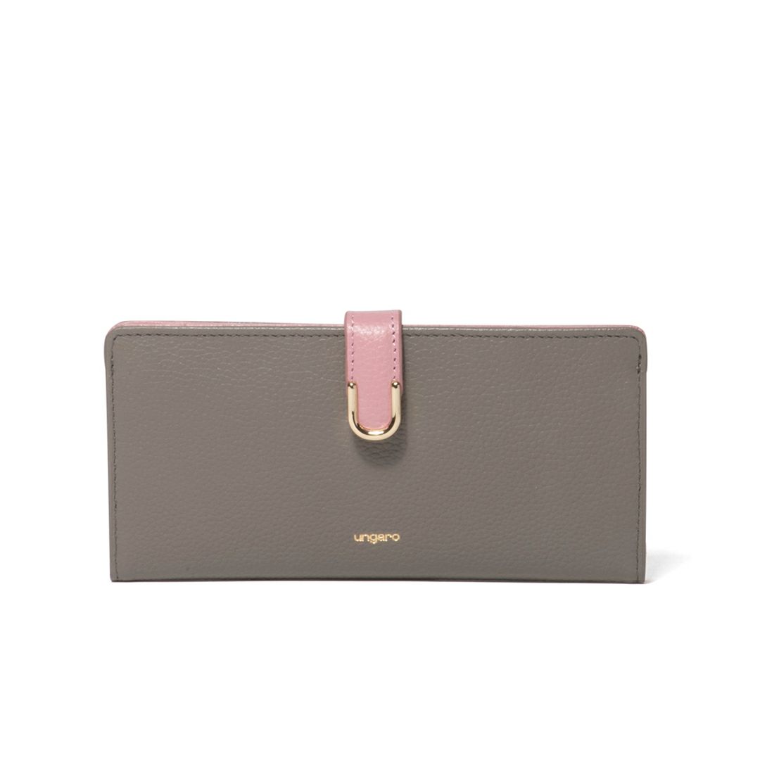U by ungaroシルヴィー 二つ折り長財布 グレー