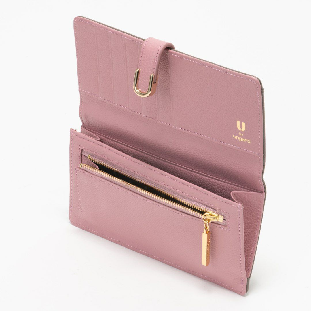 U by ungaroシルヴィー 二つ折り長財布 グレー