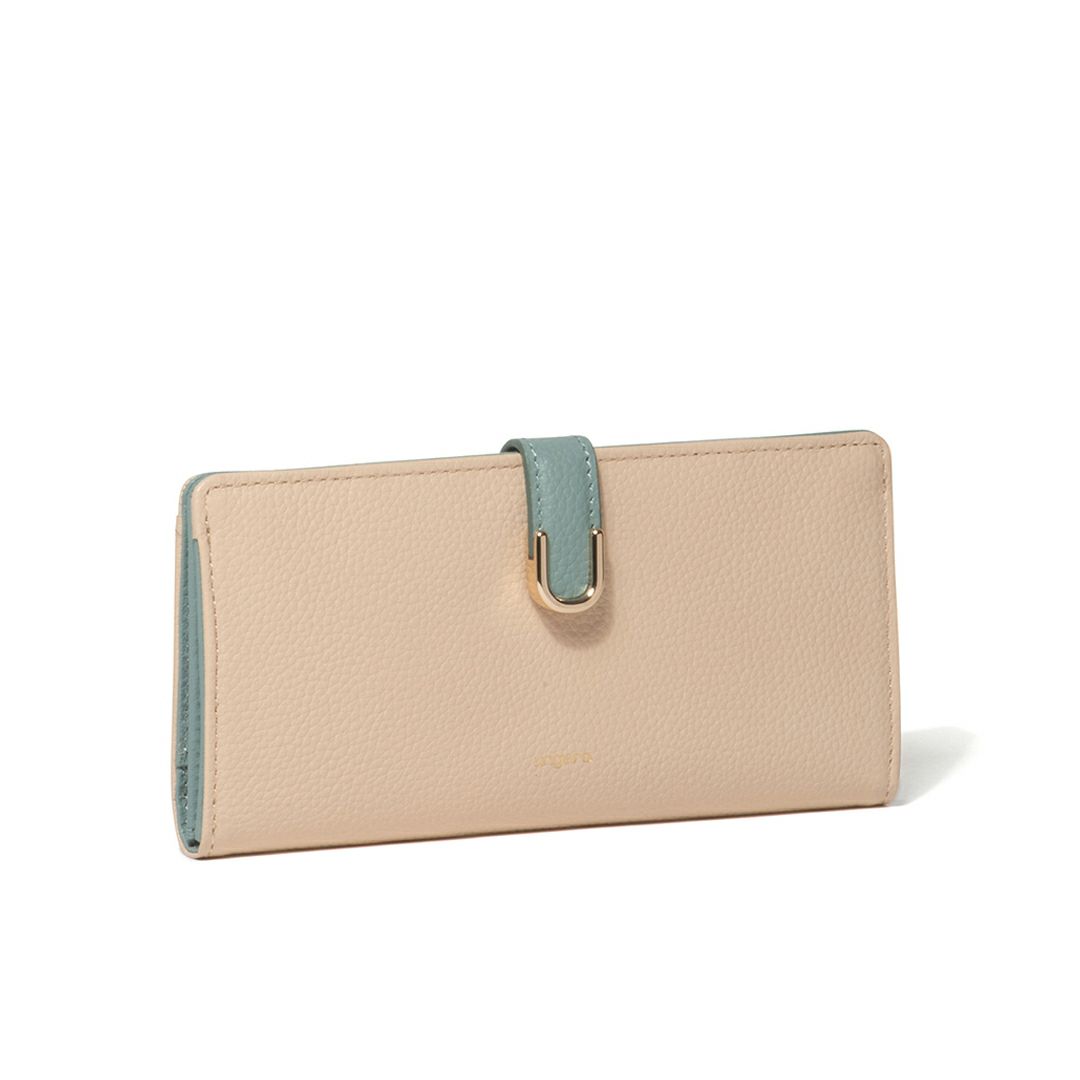 U by ungaroシルヴィー 二つ折り長財布 ベージュ