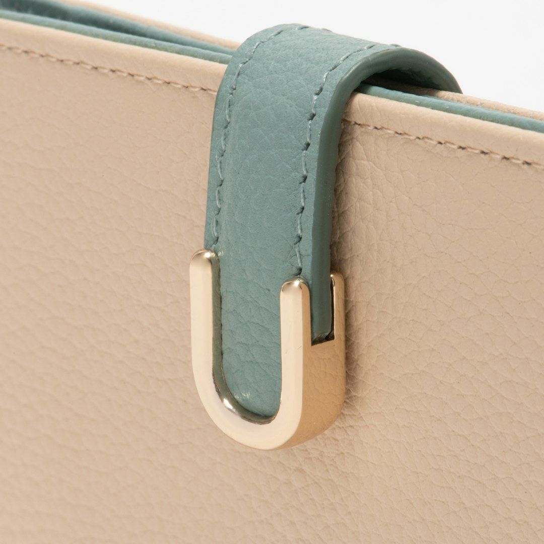 U by ungaroシルヴィー 二つ折り長財布 ベージュ