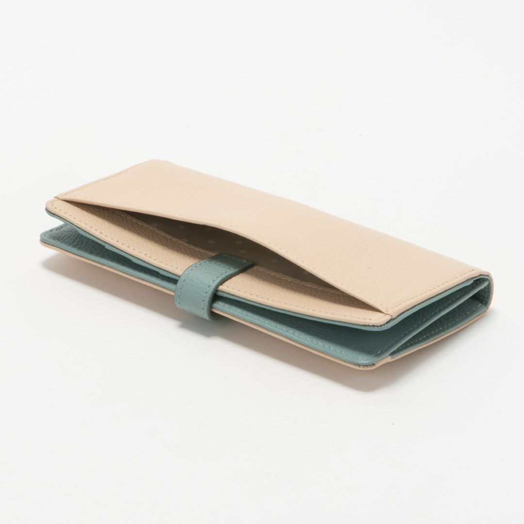 U by ungaroシルヴィー 二つ折り長財布 ベージュ