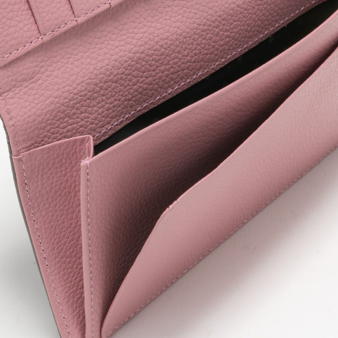 U by ungaroシルヴィー 外ポケット二つ折り長財布 グレー