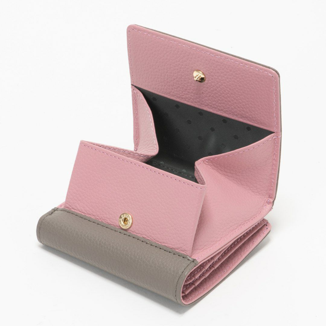 U by ungaroシルヴィー BOX折り財布 グレー