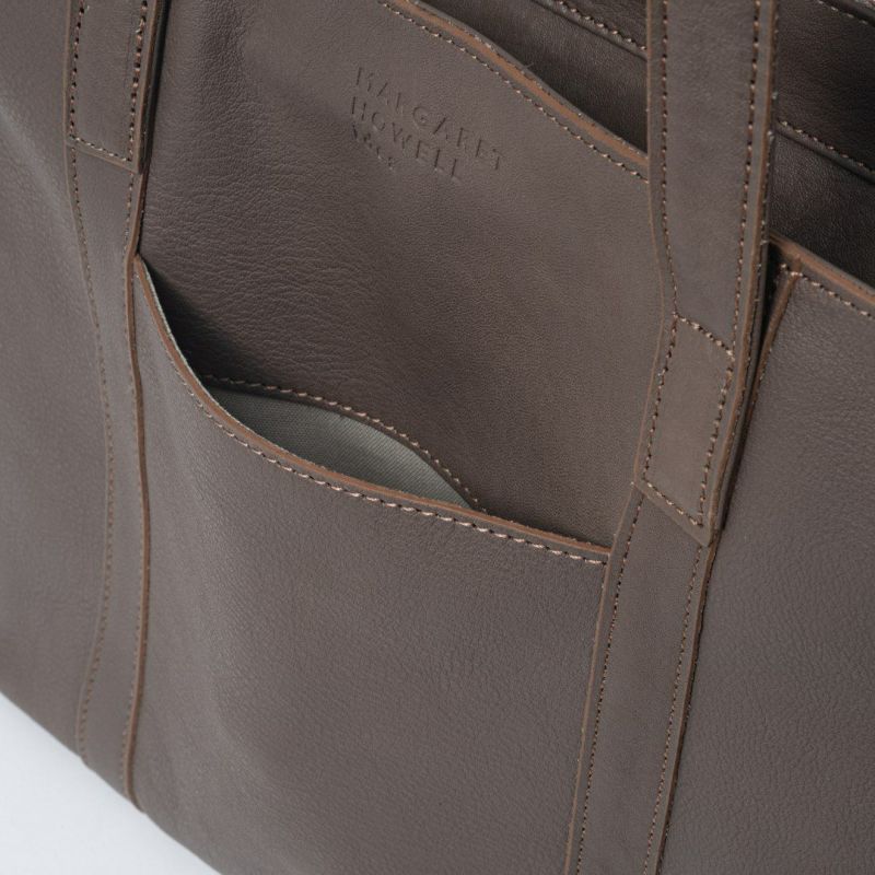 MARGARET HOWELL idea オークショット トート モカ