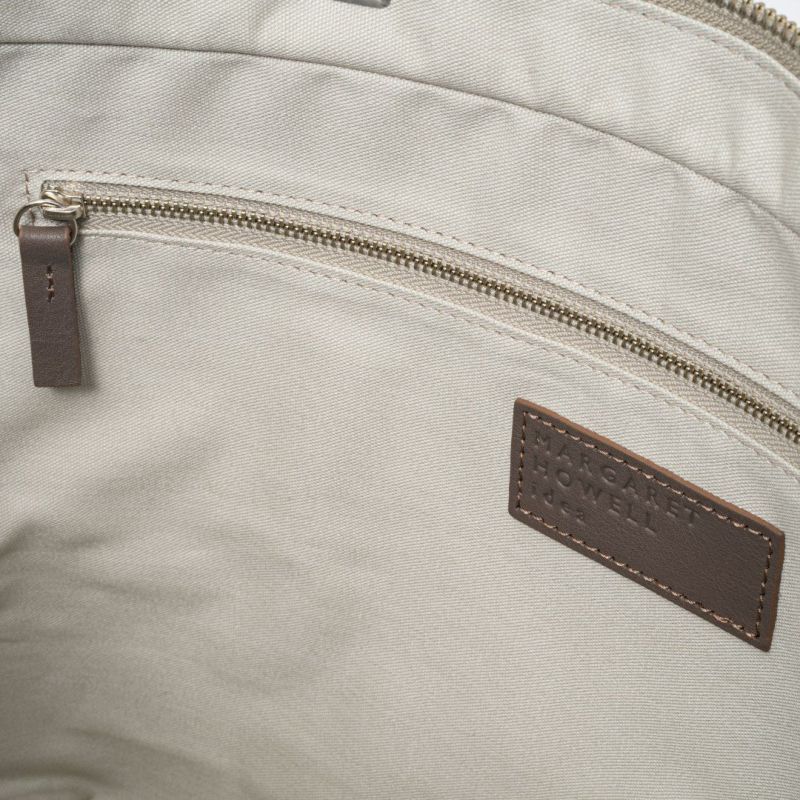 MARGARET HOWELL idea オークショット トート モカ