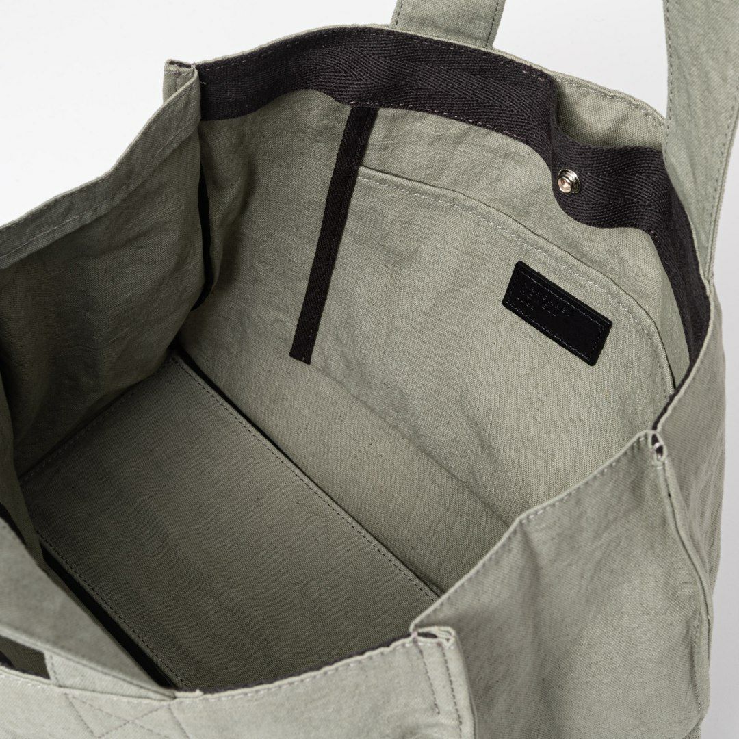 MARGARET HOWELL idea クランボーン トート ブルーグレー