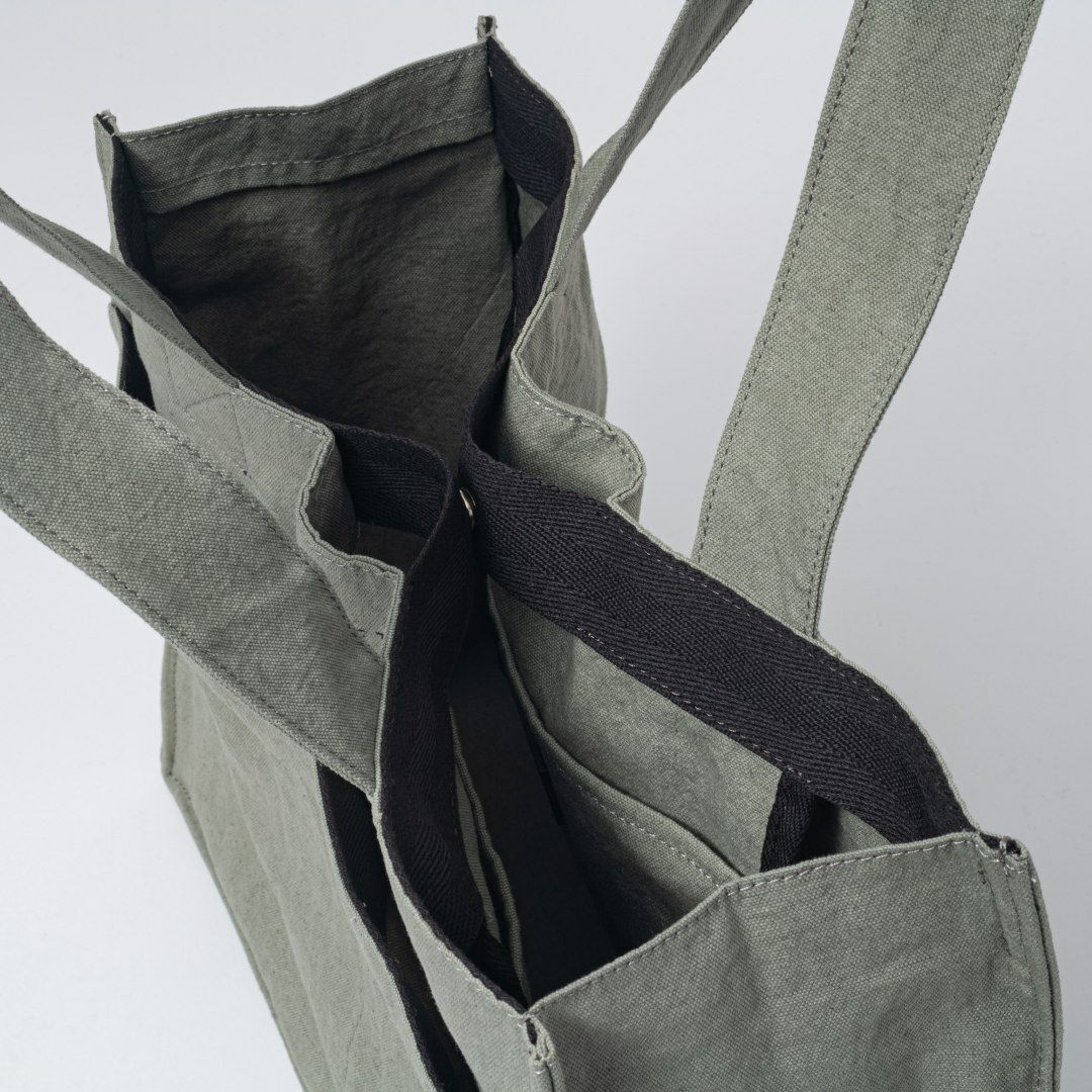 MARGARET HOWELL idea クランボーン トート ブルーグレー