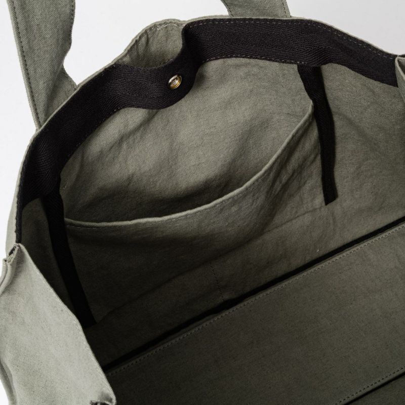 MARGARET HOWELL idea クランボーン トート ブルーグレー