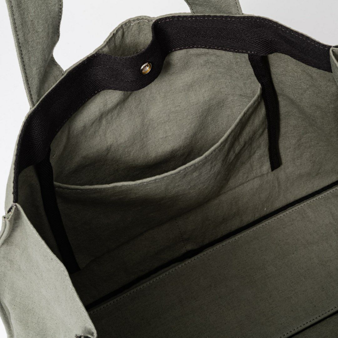 MARGARET HOWELL idea クランボーン トート ブルーグレー