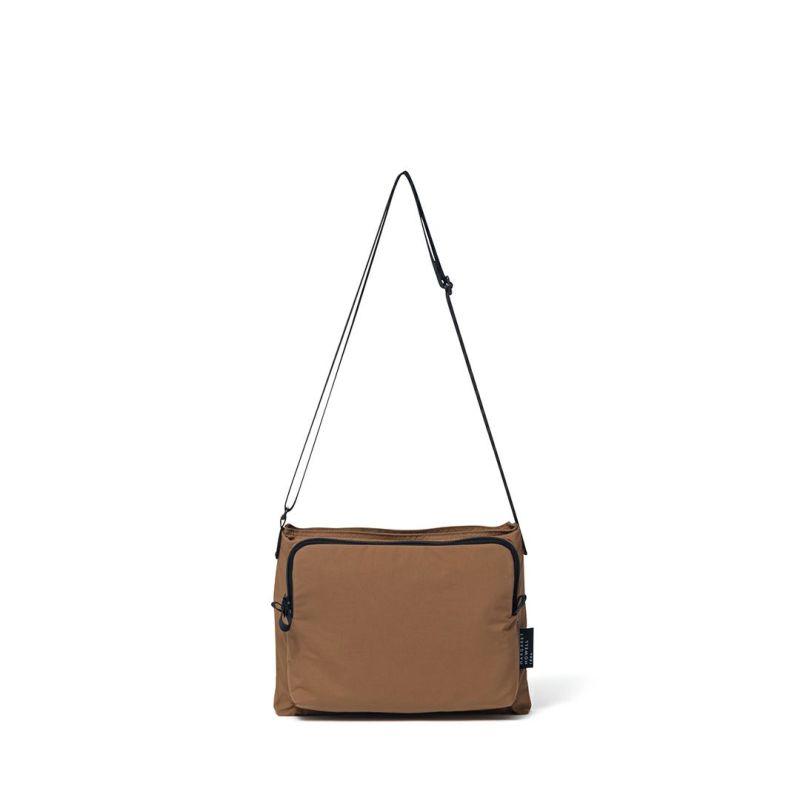 MARGARET HOWELL ideaヴィンテージライク サコッシュ ブラウン