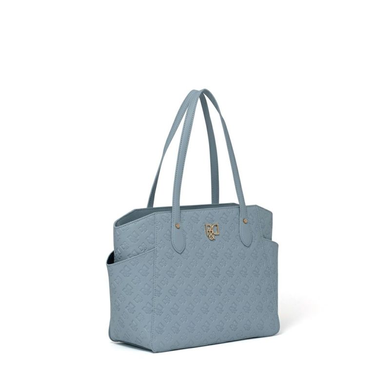 PINKY&DIANNE ミラー トート ブルー