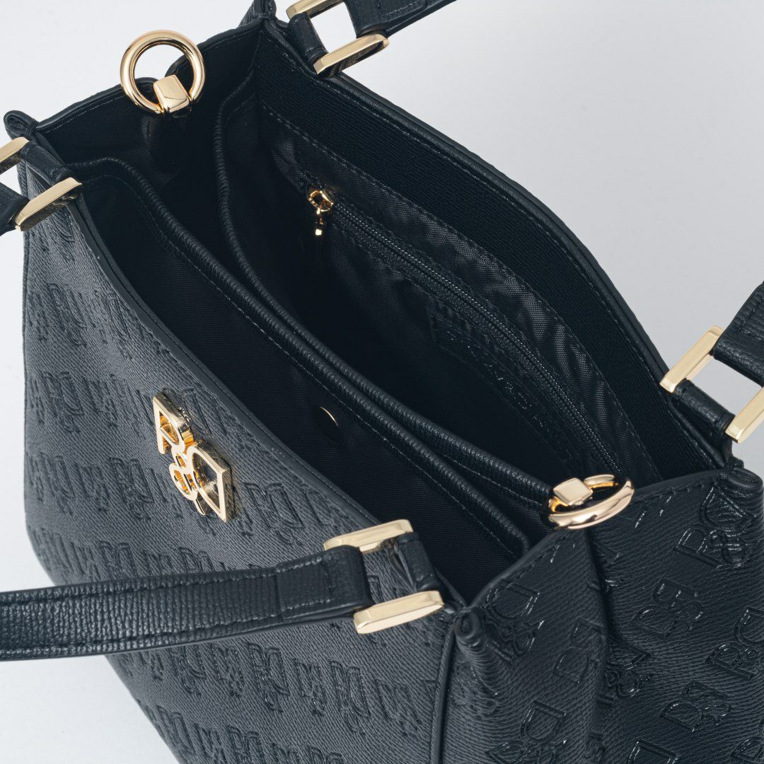  PINKY&DIANNE ミラー 2WAYハンド ブラック