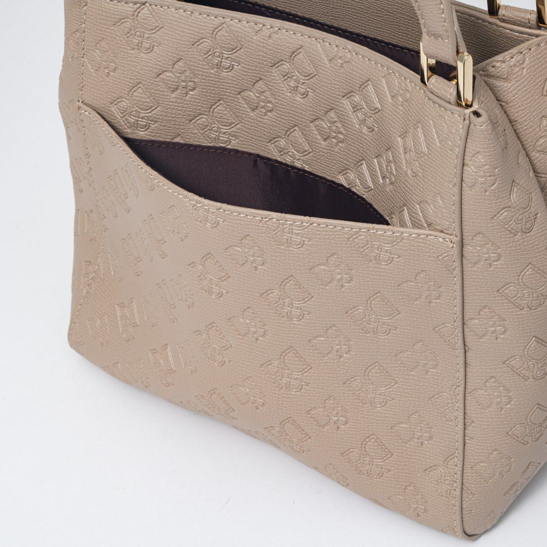  PINKY&DIANNE ミラー 2WAYハンド ベージュ