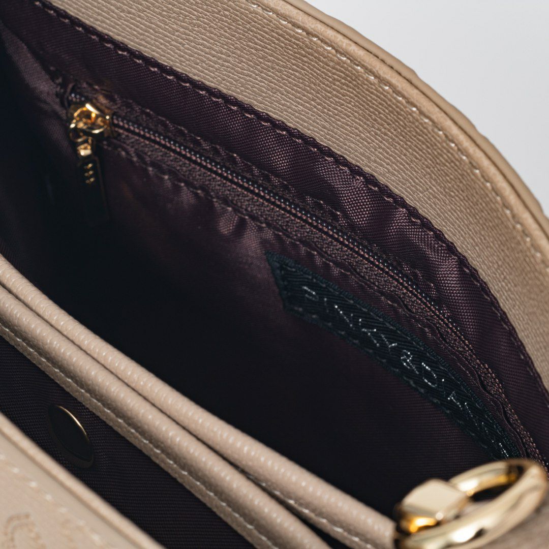  PINKY&DIANNE ミラー 2WAYハンド ベージュ