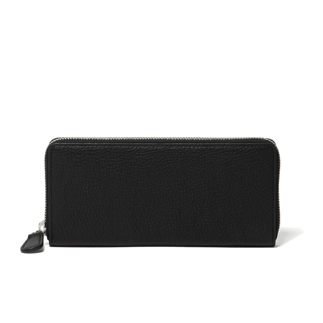 NOMADOI シュリンク ラウンドファスナー長財布 ブラック