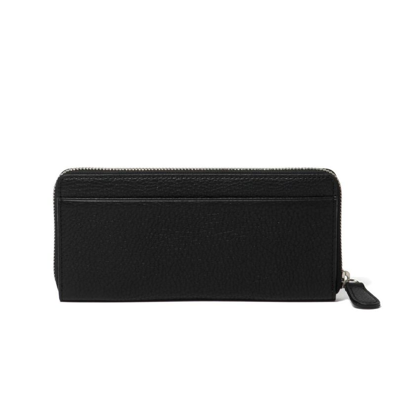 NOMADOI シュリンク ラウンドファスナー長財布 ブラック