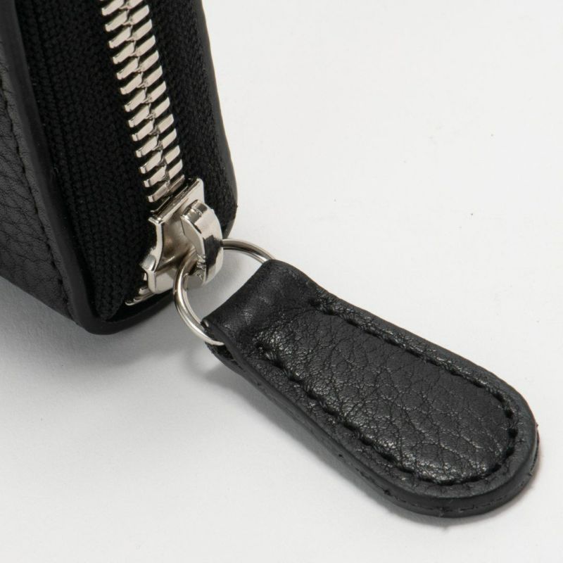 NOMADOI シュリンク ラウンドファスナー長財布 ブラック