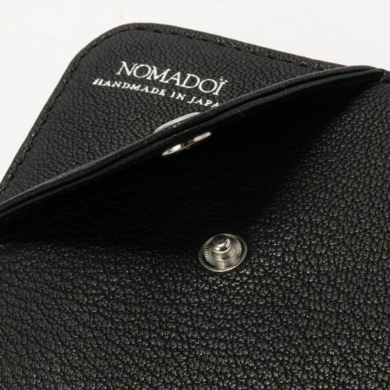 NOMADOI ライダース ラウンドファスナー長財布 ブラック